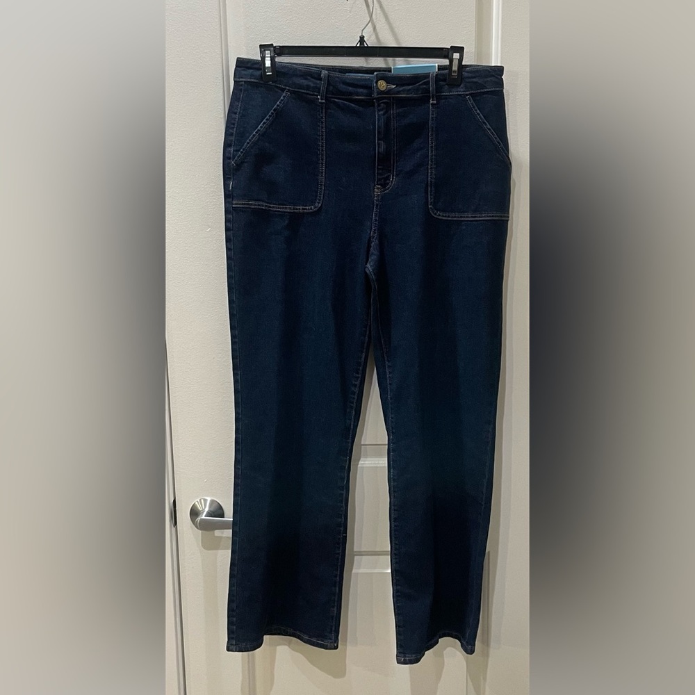 NEW…Draper James Elle Wide Leg Crop Jeans